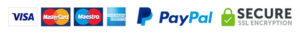 We accept Visa, Mastercard, PayPal and more