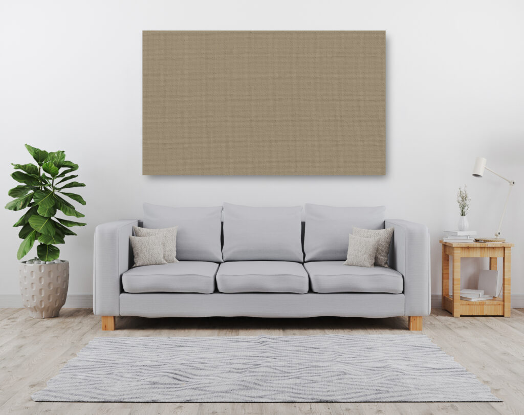 SuperPhon Lucia Fabric Acoustic Wall Panels Aruba Brown (choice of sizes)