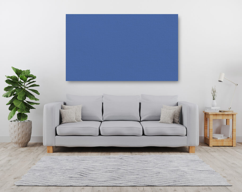SuperPhon Lucia Fabric Acoustic Wall Panels Bluebell Blue (choice of sizes)