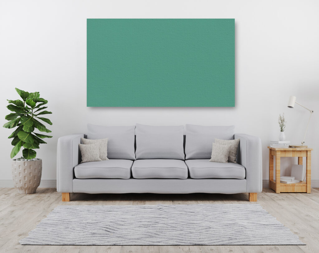 SuperPhon Lucia Fabric Acoustic Wall Panels Campeche Green (choice of sizes)