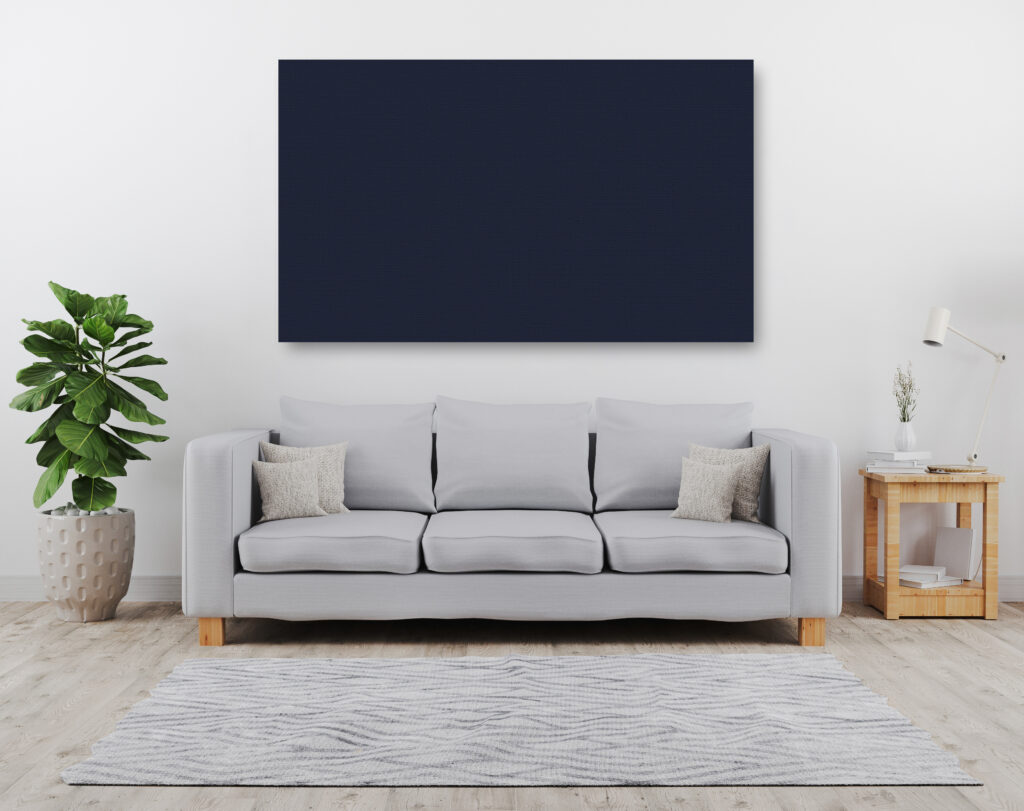 SuperPhon Lucia Fabric Acoustic Wall Panels Costa Blue (choice of sizes)
