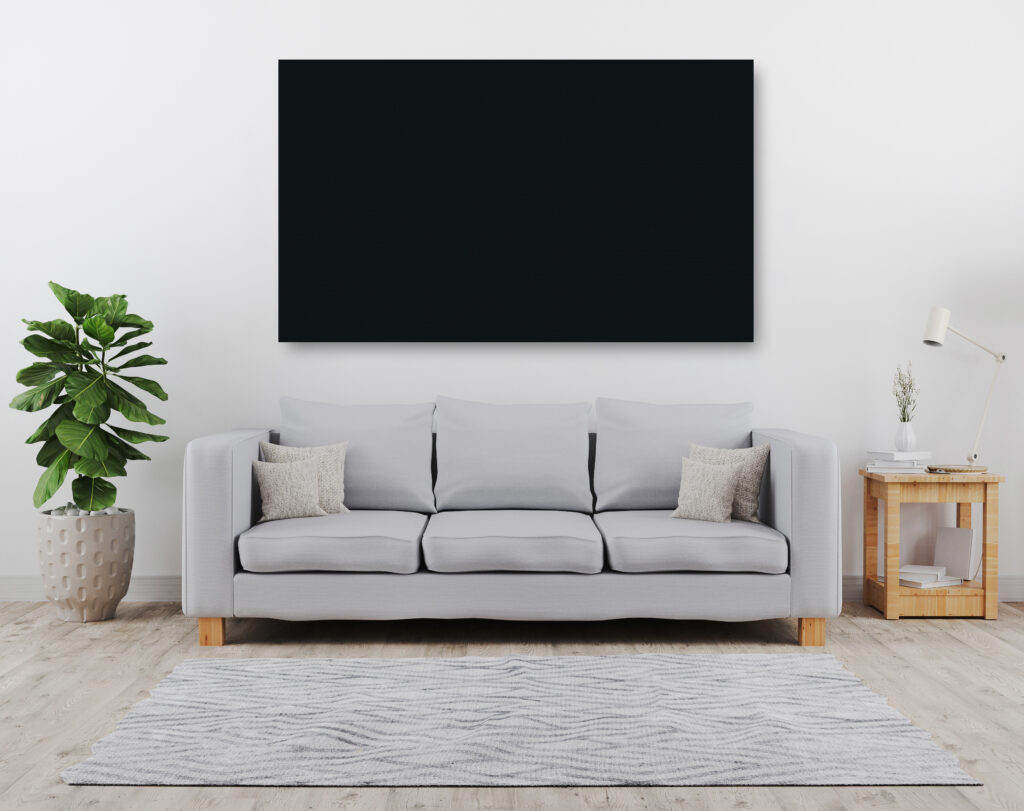 SuperPhon Lucia Fabric Acoustic Wall Panels Havana Black (choice of sizes)