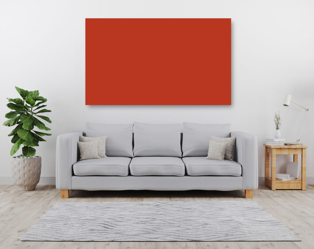 SuperPhon Lucia Fabric Acoustic Wall Panels Lobster Red (choice of sizes)