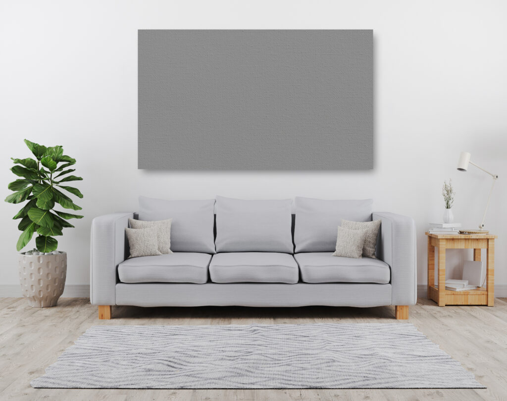 SuperPhon Lucia Fabric Acoustic Wall Panels Slip Grey (choice of sizes)