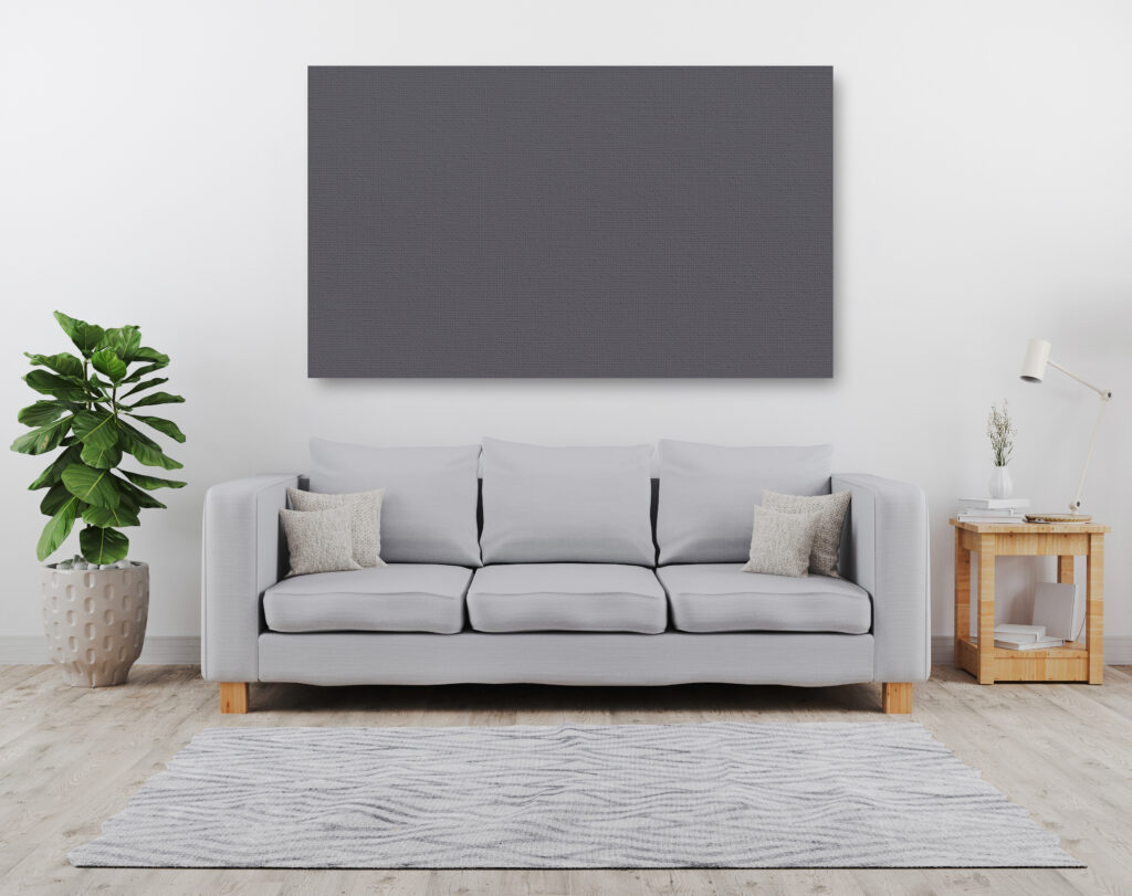 SuperPhon Lucia Fabric Acoustic Wall Panels Tequila Grey (choice of sizes)