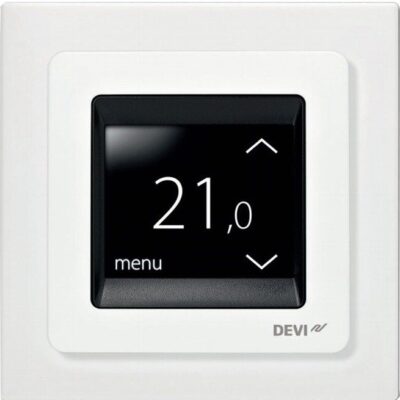 DEVIreg Touch Electric Programmable Thermostat - Pure White