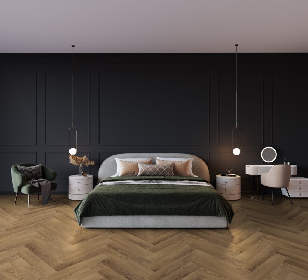 Craftsman SPC Click Sherwood Oak Herringbone