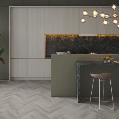 Craftsman Dryback Platinum Oak Herringbone