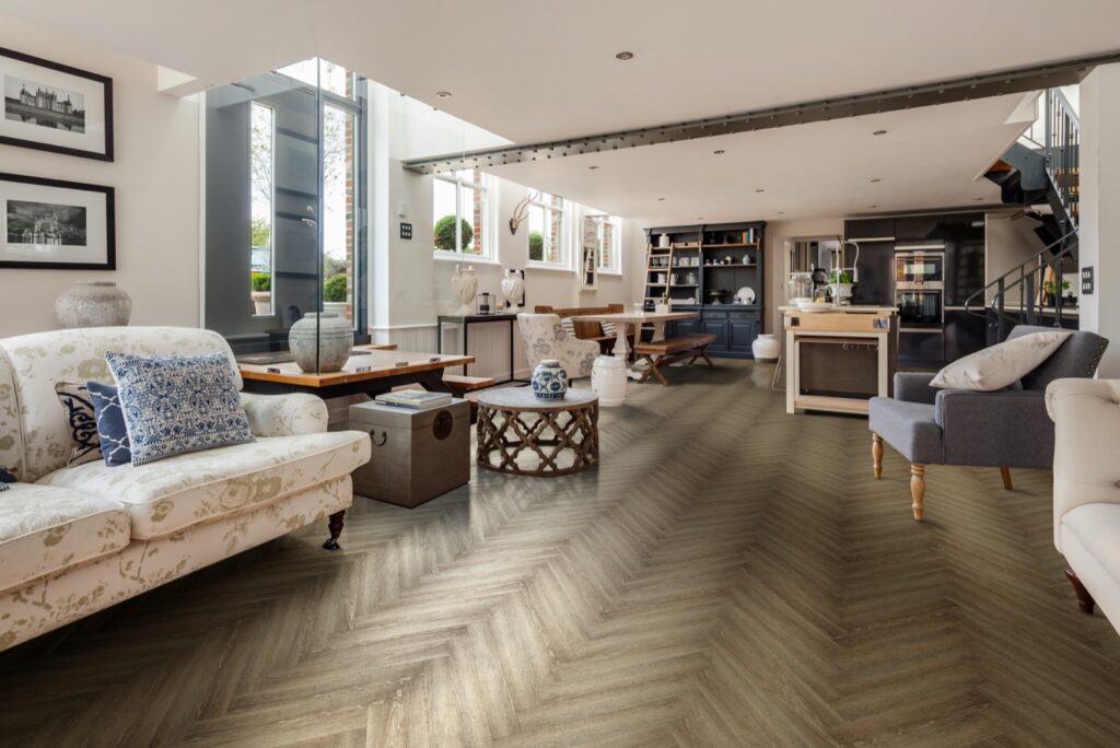 Luvanto Design Reclaimed Oak Contemporary Herringbone