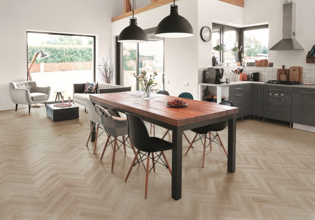 Luvanto Premium Design Latte Oak Herringbone
