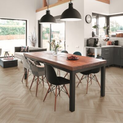 Luvanto Premium Design Latte Oak Herringbone