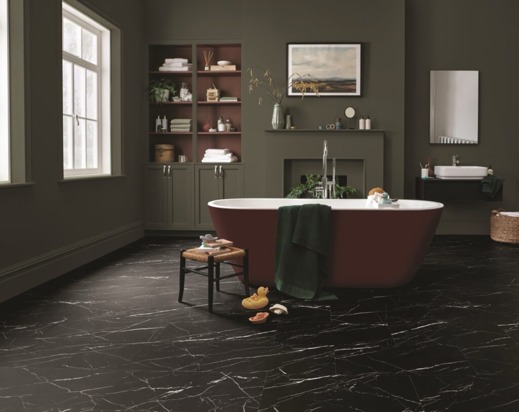 Luvanto Premium Click Plus Black Marble Tile