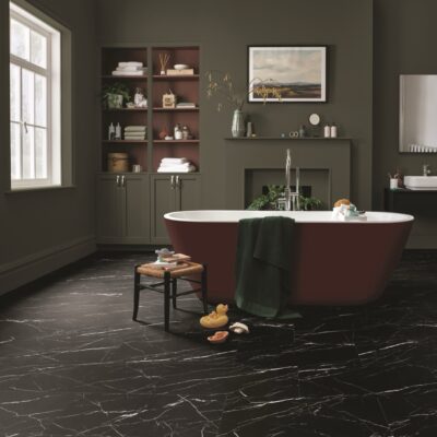 Luvanto Premium Click Plus Black Marble Tile
